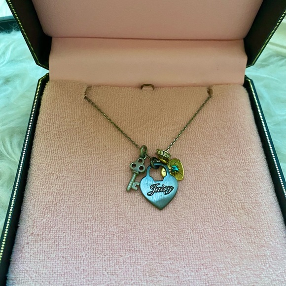 Juicy Couture Jewelry - Vintage Juicy Couture charm necklace